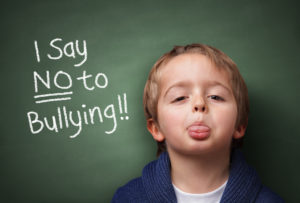 Kid Saying No to Bullying