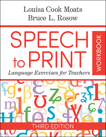Speech to Print Workbook