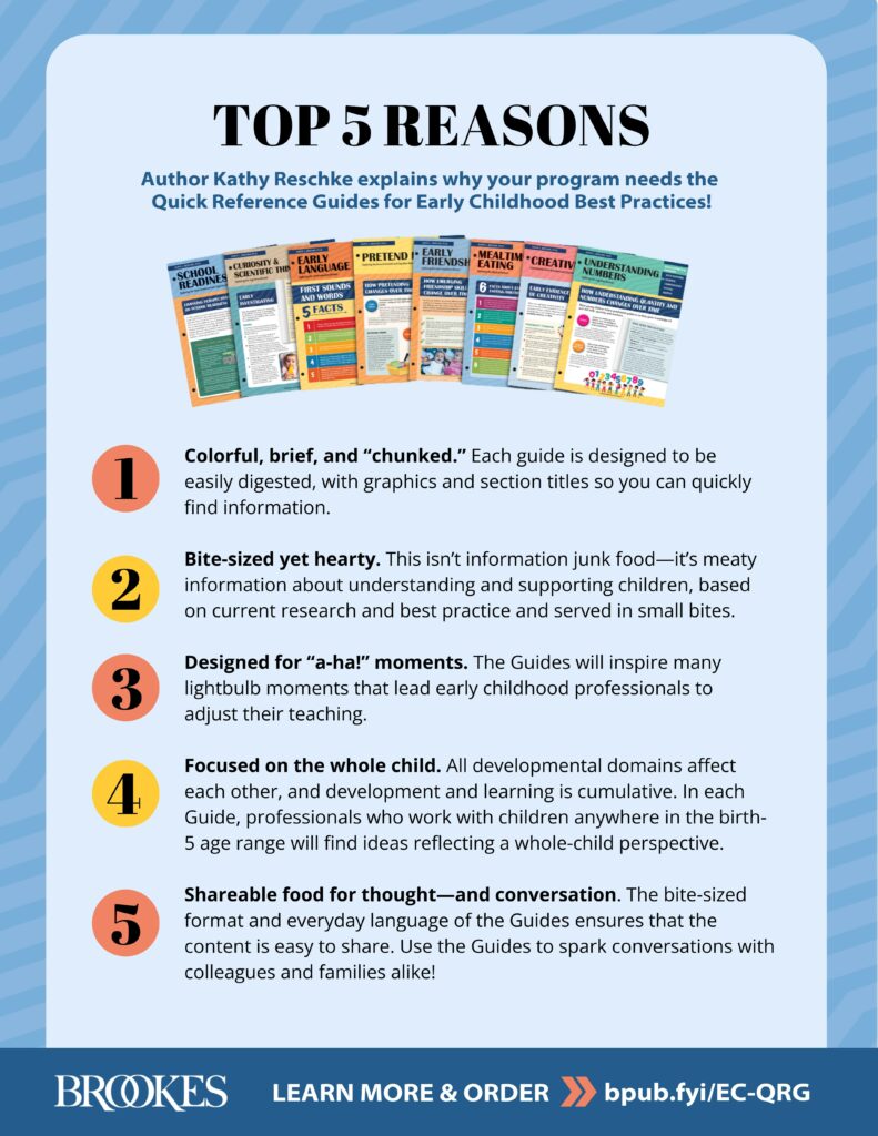 Quick Reference Guides for Early Childhood Best Practices | Brookes ...